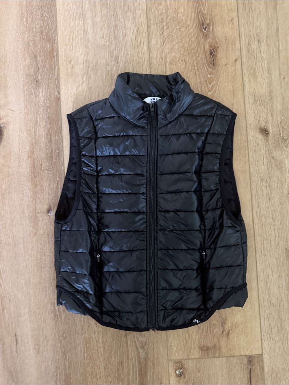 JoyLab | Black Quilted Packable Puffer Vest | size S